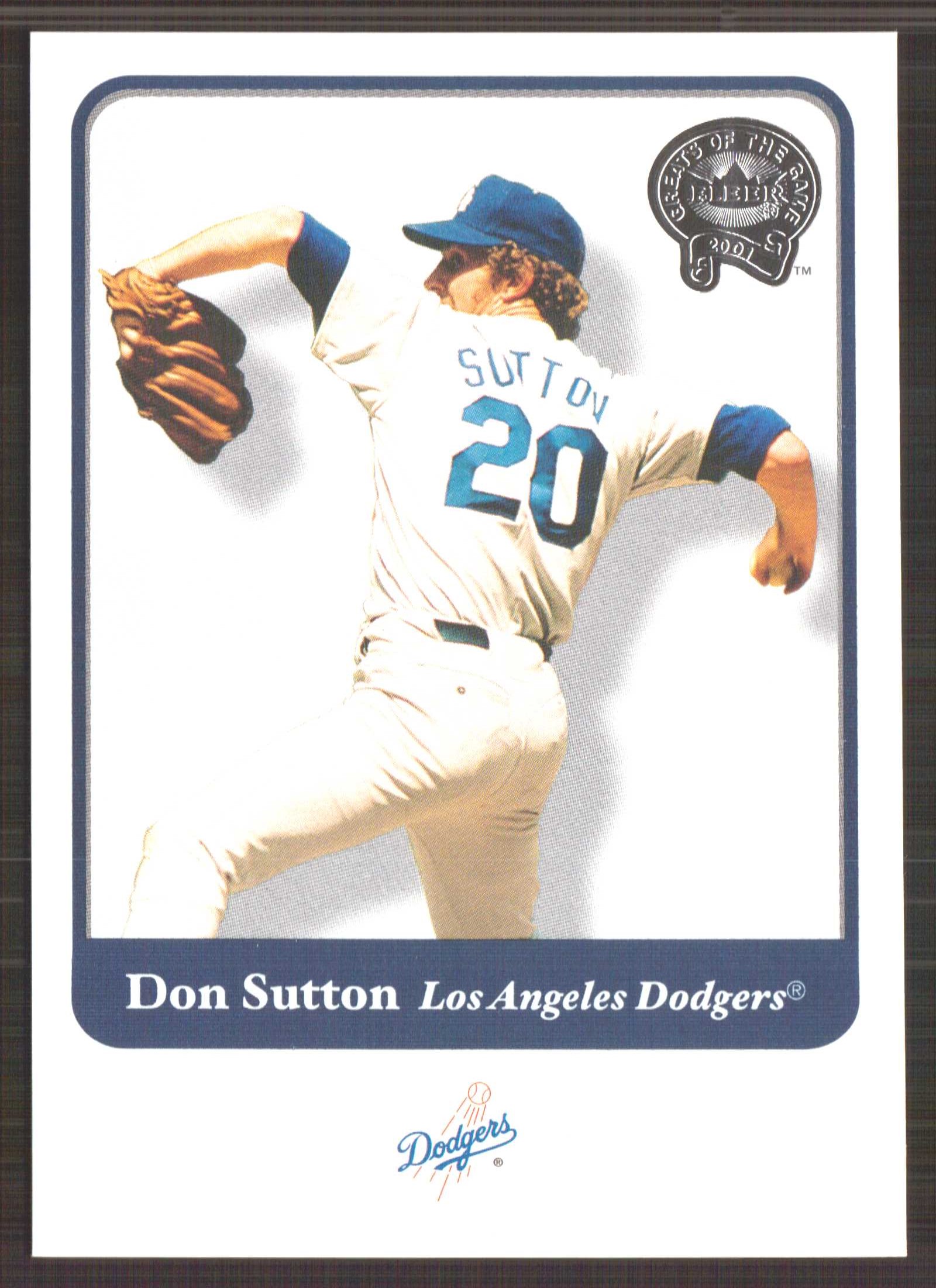 2001 Greats of the Game #102 Don Sutton