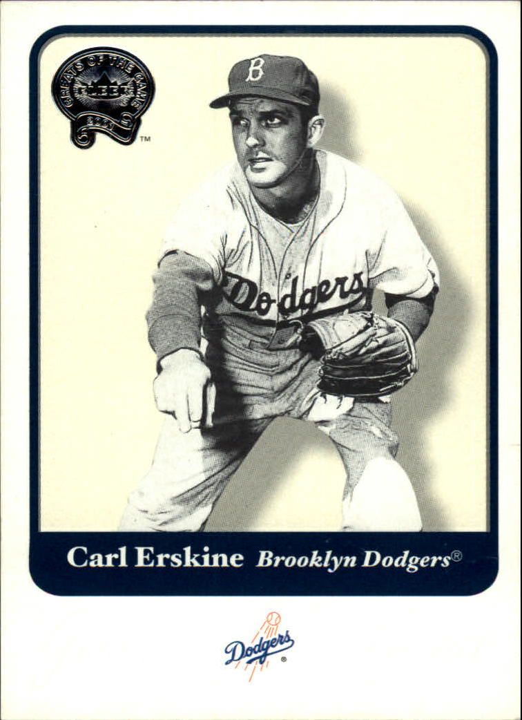 2001 Greats of the Game #106 Carl Erskine
