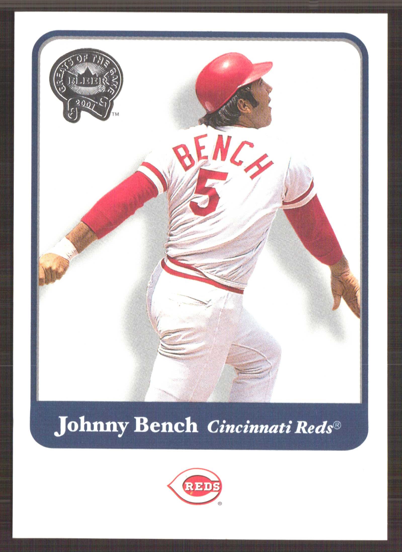 2001 Greats of the Game #107 Johnny Bench