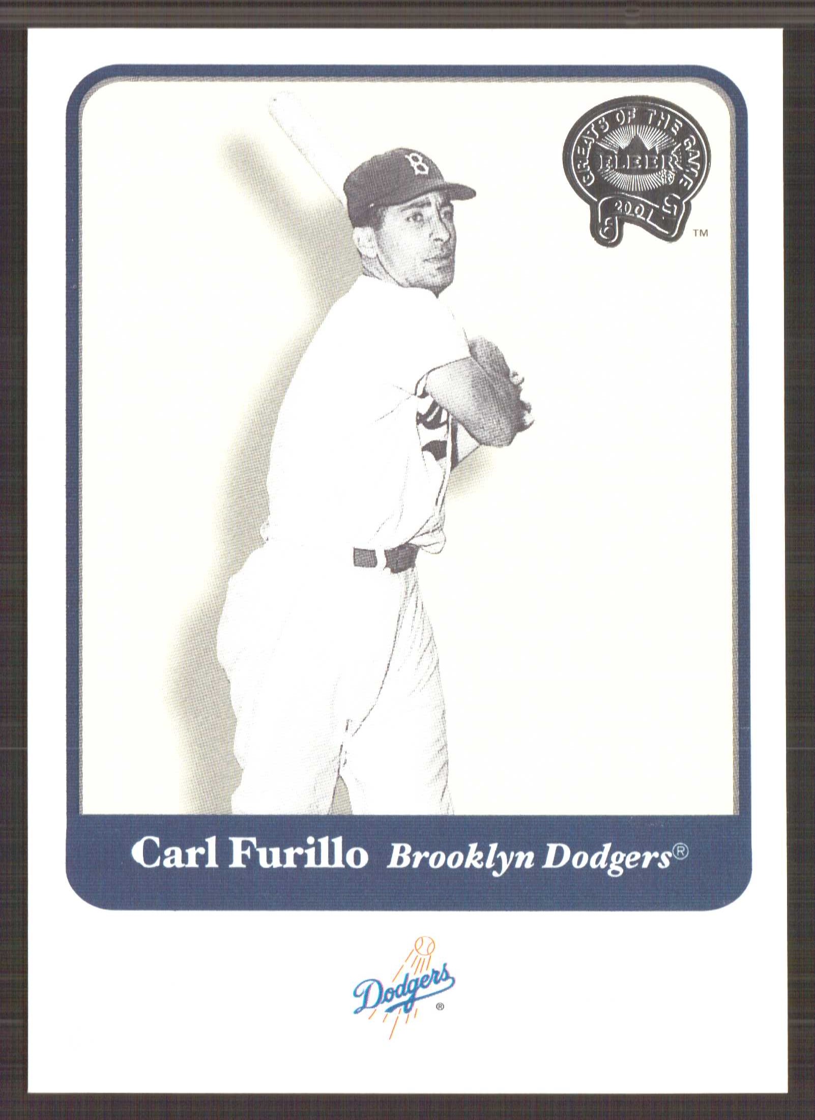 2001 Greats of the Game #108 Carl Furillo