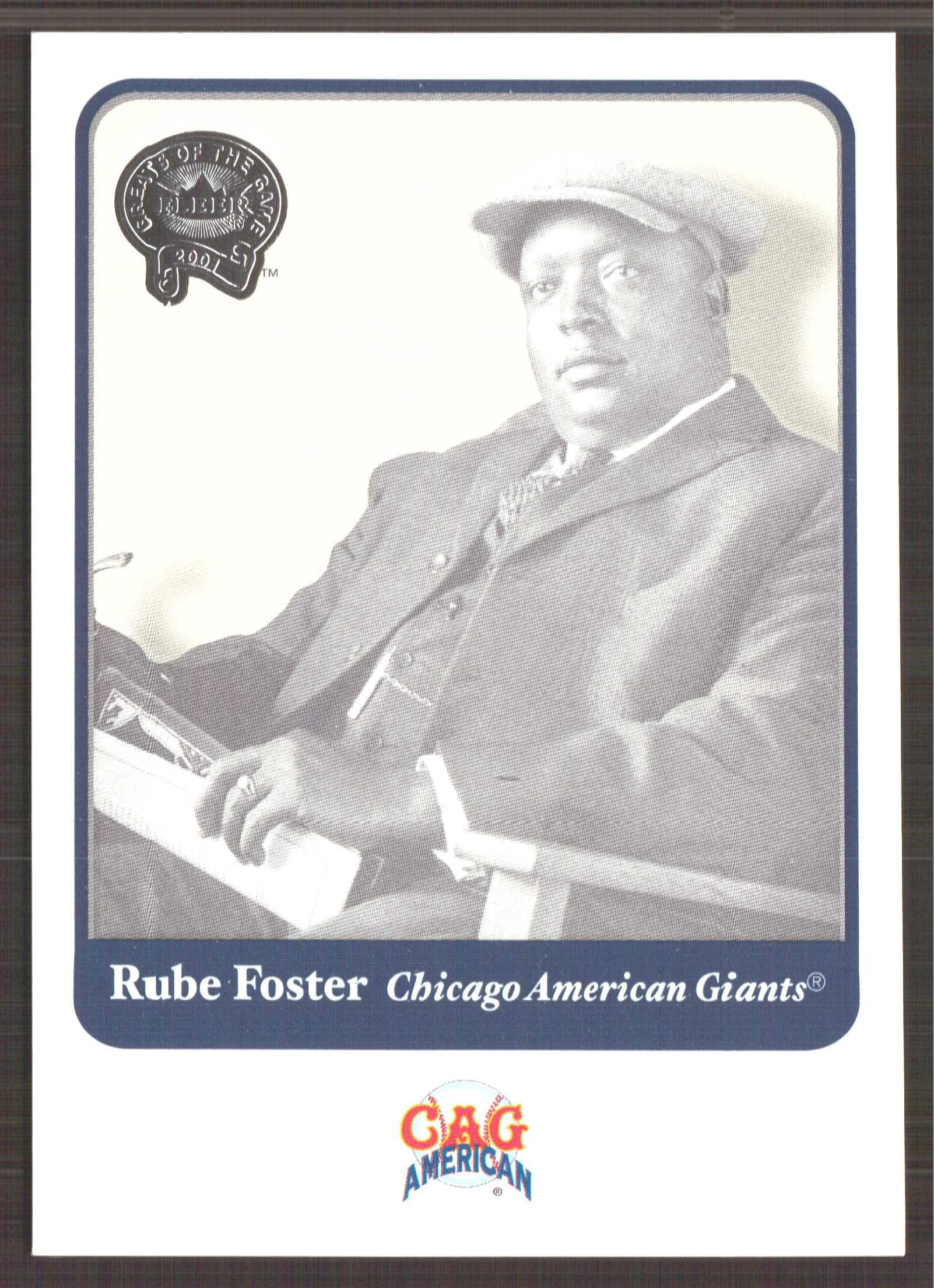 2001 Greats of the Game #111 Rube Foster