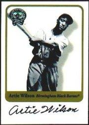 2001 Greats of the Game Autographs #91 Artie Wilson