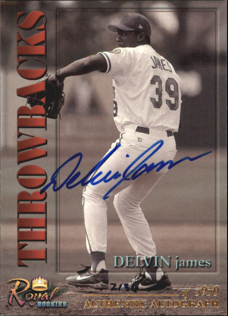 2001 Royal Rookies Autographs #12 Delvin James