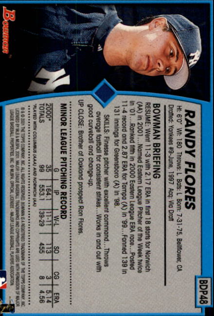 2001 Bowman Draft Baseball Card Pick - Picture 92 of 211