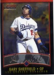 2001 Bowman Chrome #42 Gary Sheffield