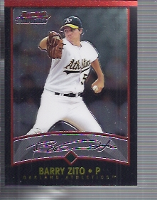 2001 Bowman Chrome #98 Barry Zito