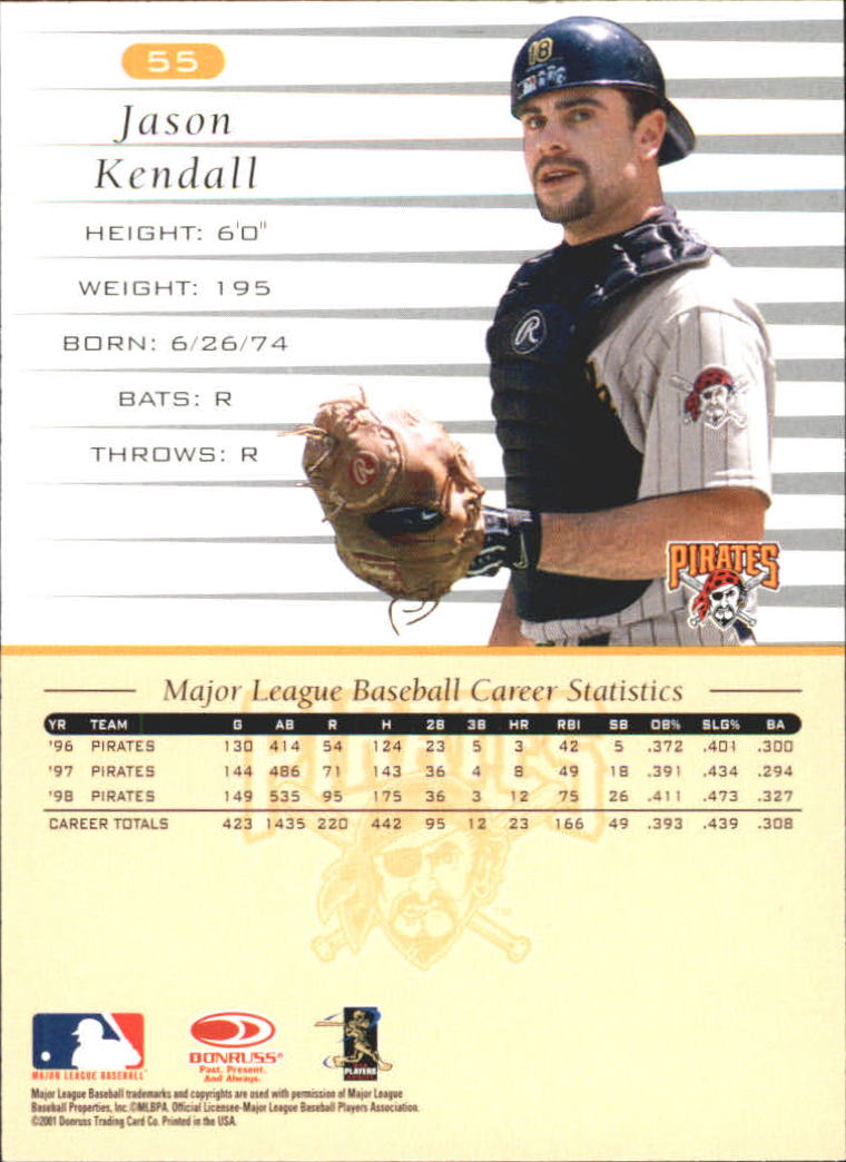 A8497- 2001 Donruss Baseball Karten 1-150 + Einsätze -du Pick- 15 + Free US - Bild 343 von 398