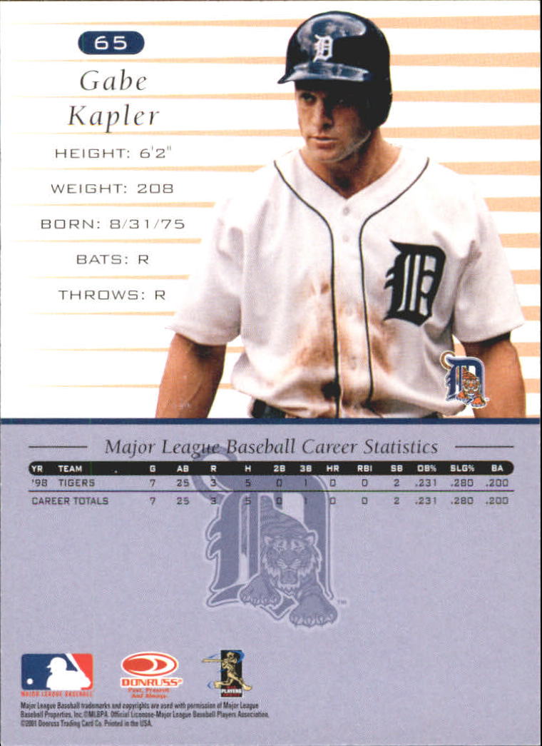 A8497- 2001 Donruss Baseball Karten 1-150 + Einsätze -du Pick- 15 + Free US - Bild 355 von 398
