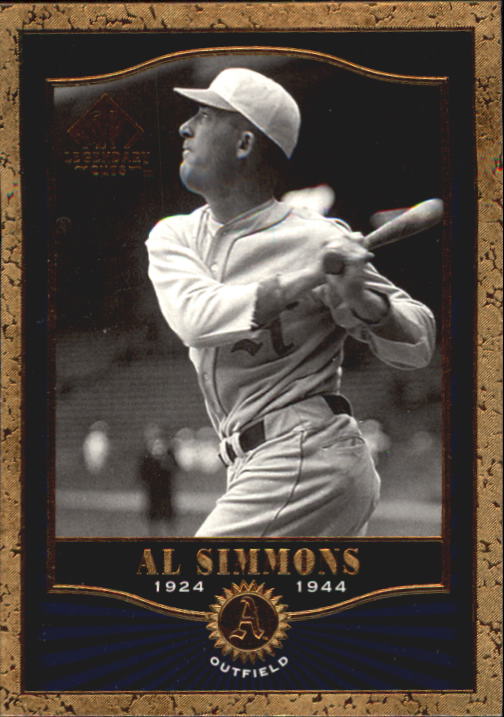 2001 SP Legendary Cuts #1 Al Simmons