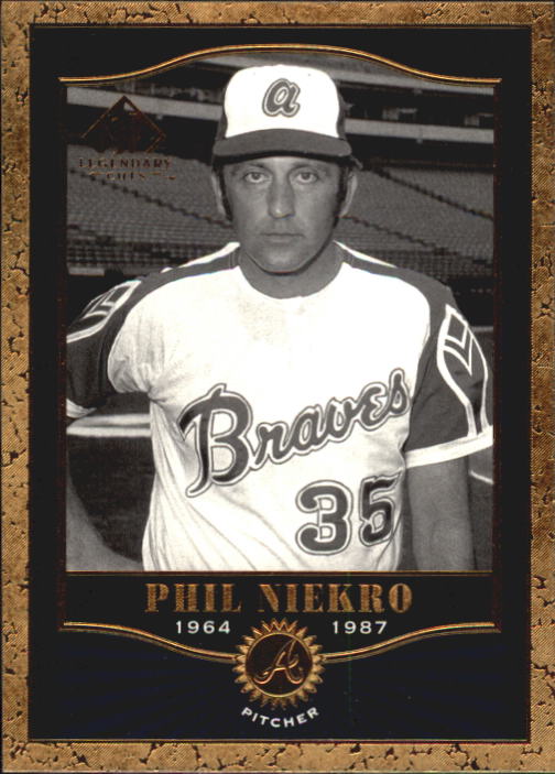 2001 SP Legendary Cuts #4 Phil Niekro
