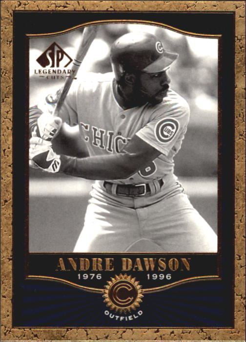 2001 SP Legendary Cuts #19 Andre Dawson