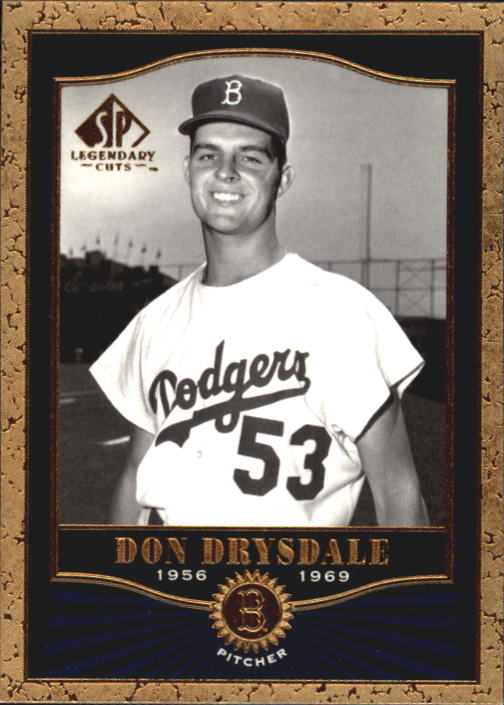 2001 SP Legendary Cuts #27 Don Drysdale