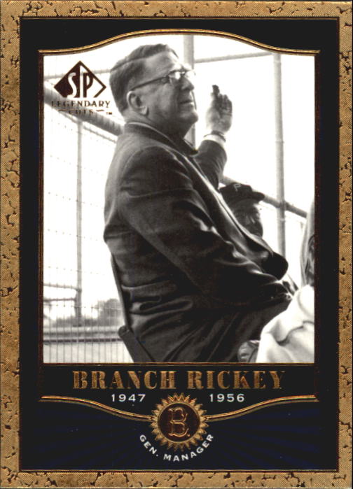 2001 SP Legendary Cuts #34 Branch Rickey