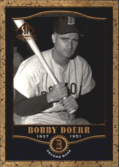 2001 SP Legendary Cuts #62 Bobby Doerr