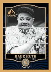 2001 SP Legendary Cuts #78 Babe Ruth