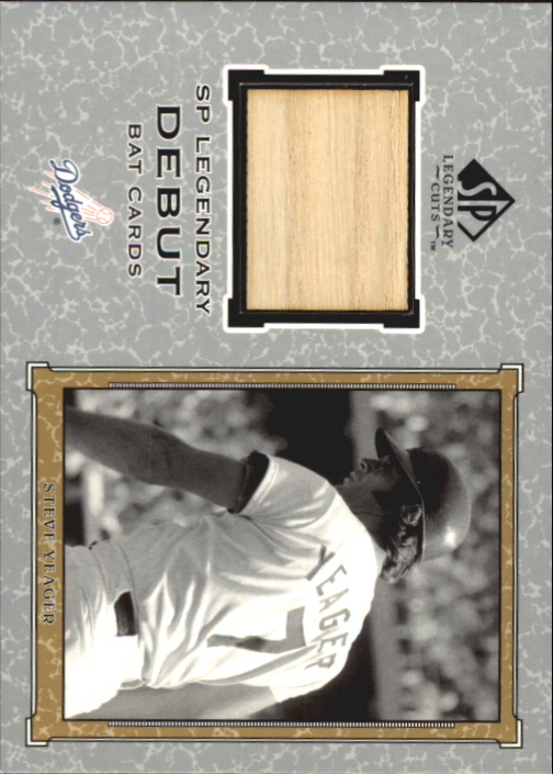 2001 SP Legendary Cuts Debut Game Bat #BSY Steve Yeager