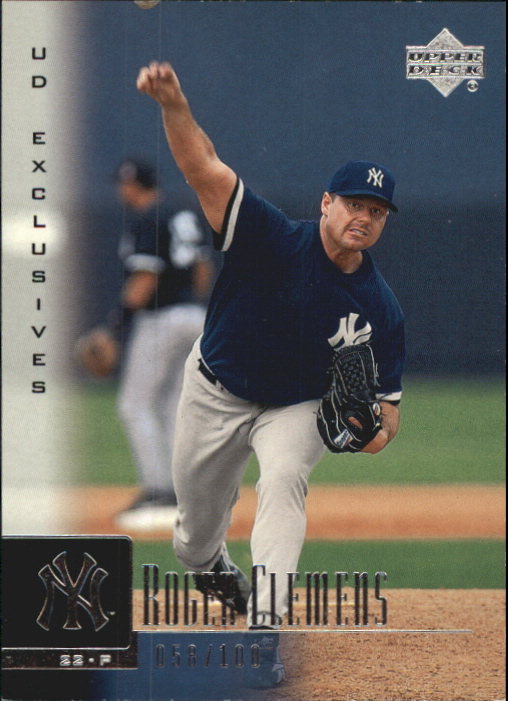 2001 Upper Deck Exclusives Silver #140 Roger Clemens