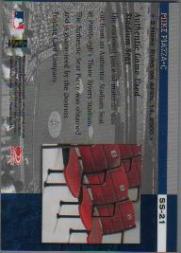 2001 Donruss Classics Stadium Stars #SS21 Mike Piazza SP back image