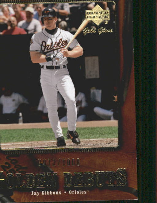 2001 Upper Deck Gold Glove #123 Jay Gibbons GD RC