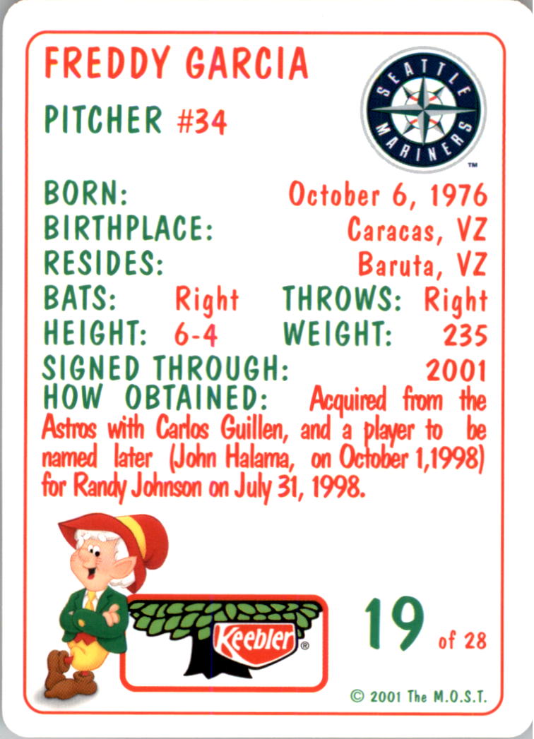 Seattle Mariners Throwback Thursday: Freddy Garcia