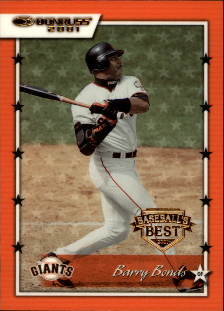 2001 Post #2 Barry Bonds - NM-MT