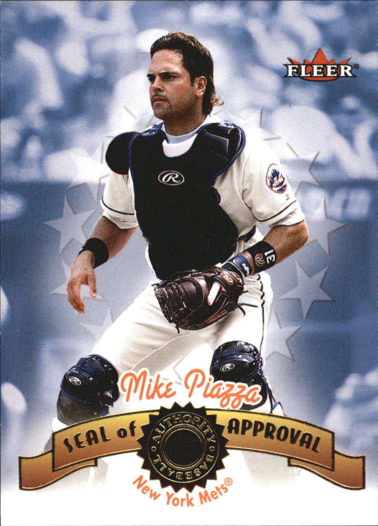 2001 Fleer Authority Seal of Approval #5 Mike Piazza
