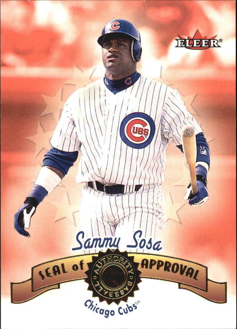 2001 Fleer Authority Seal of Approval #14 Sammy Sosa