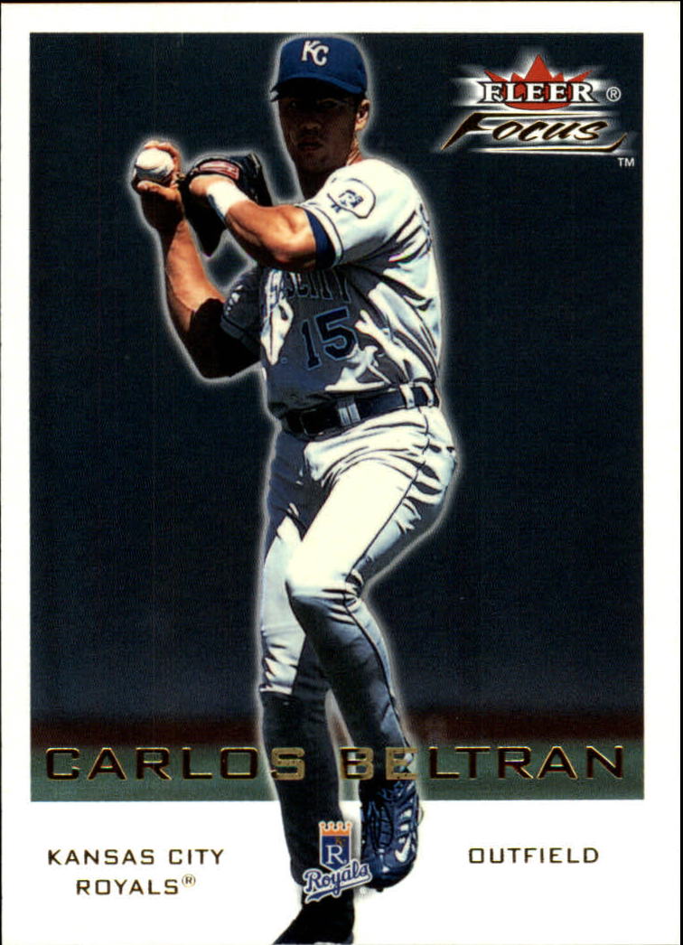2001 Fleer Focus #186 Carlos Beltran