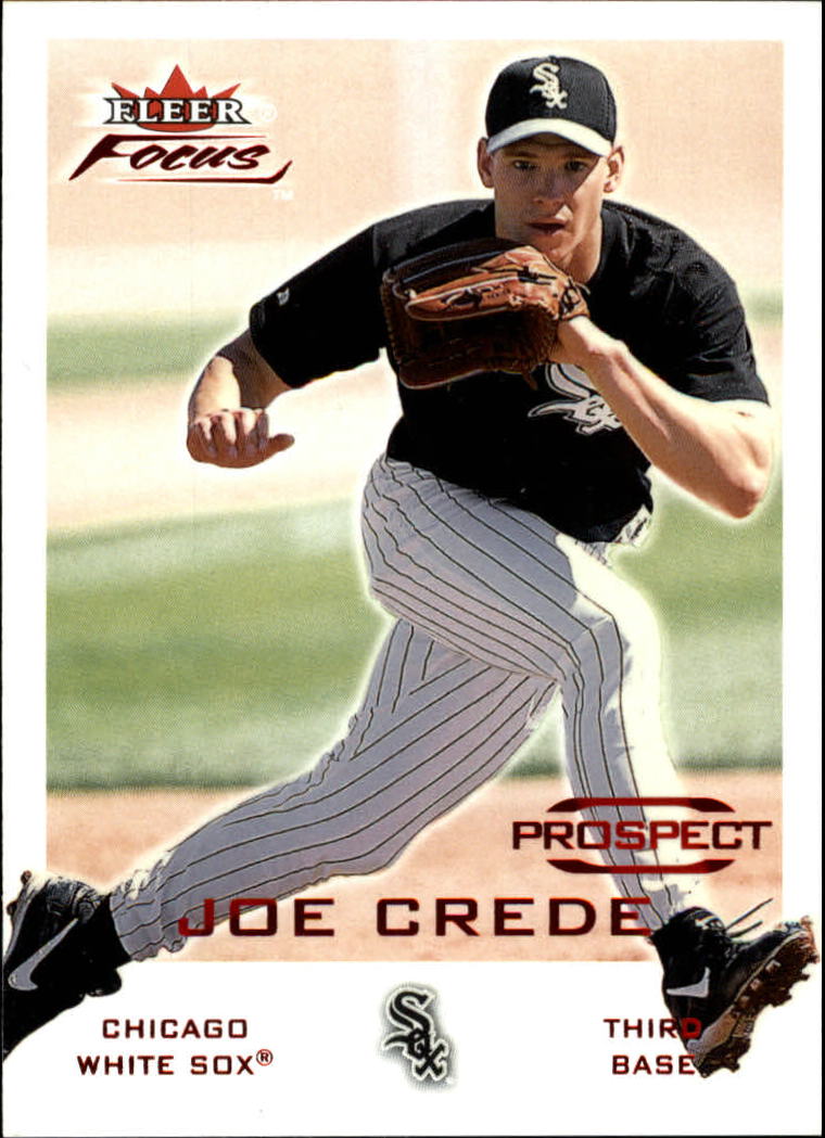 2001 Fleer Focus Baseball Card #211 Joe Crede/2999