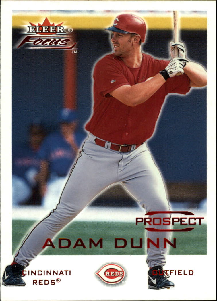2001 Fleer Focus #216 Adam Dunn/1999