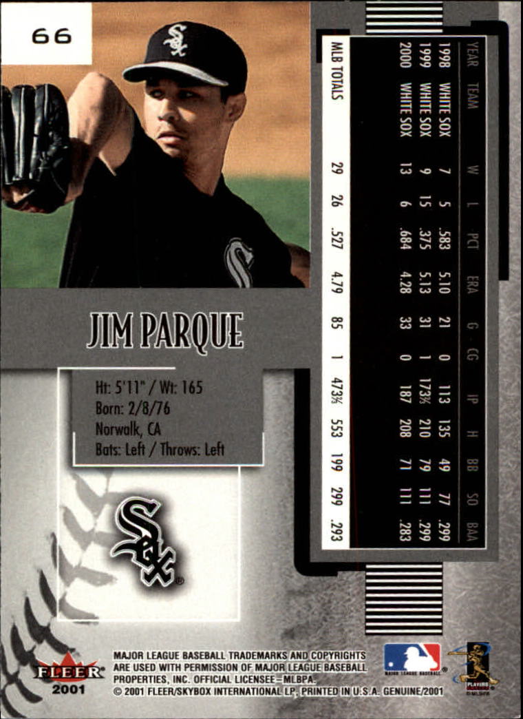 2001 Fleer Genuine Baseball "Main Set" Cards #1 to #128 Rookies and Veterans - Picture 129 of 205