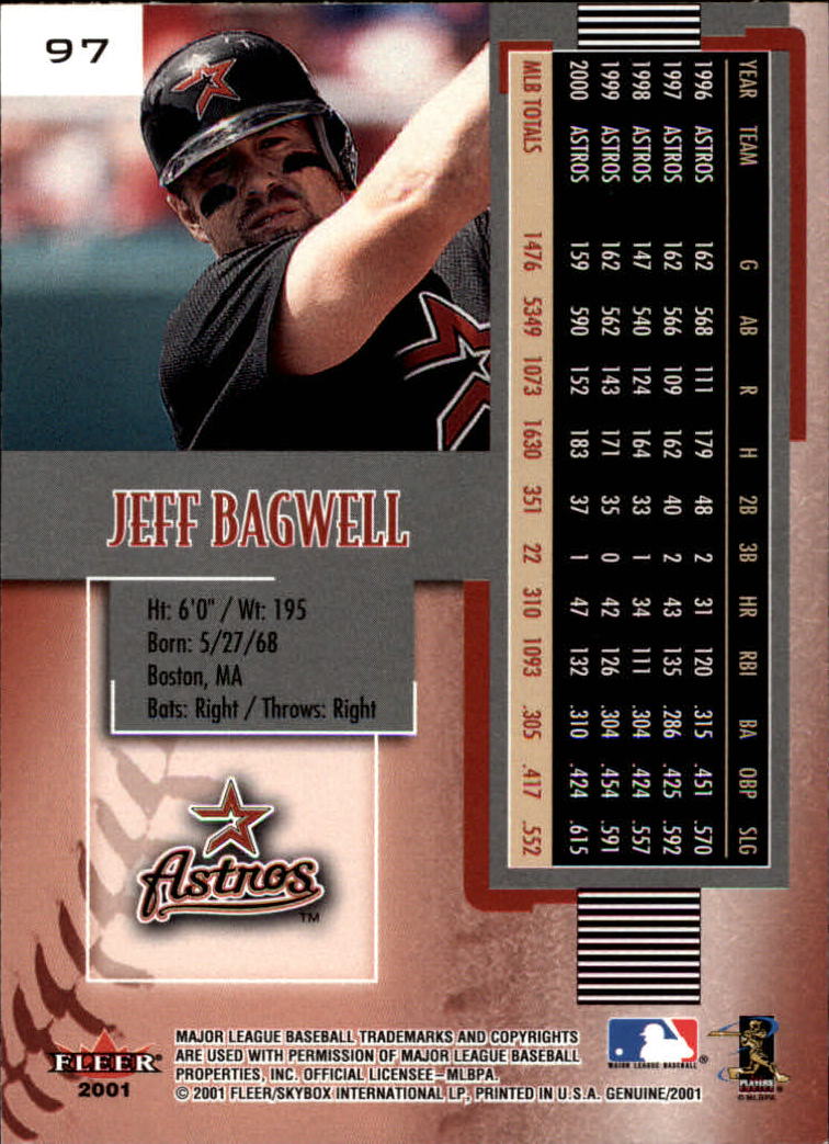 2001 Fleer Genuine Baseball "Main Set" Cards #1 to #128 Rookies and Veterans - Picture 189 of 205