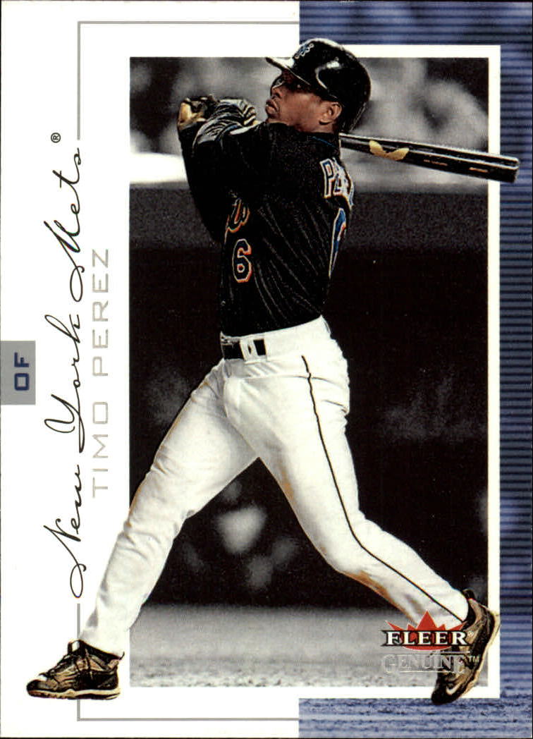 2001 Fleer Genuine Baseball "Main Set" Cards #1 to #128 Rookies and Veterans - Picture 190 of 205