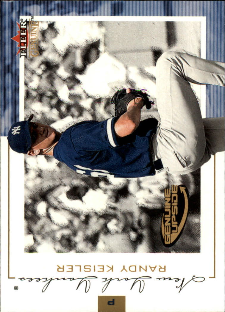 2001 Fleer Genuine Baseball "Main Set" Cards #1 to #128 Rookies and Veterans - Picture 198 of 205