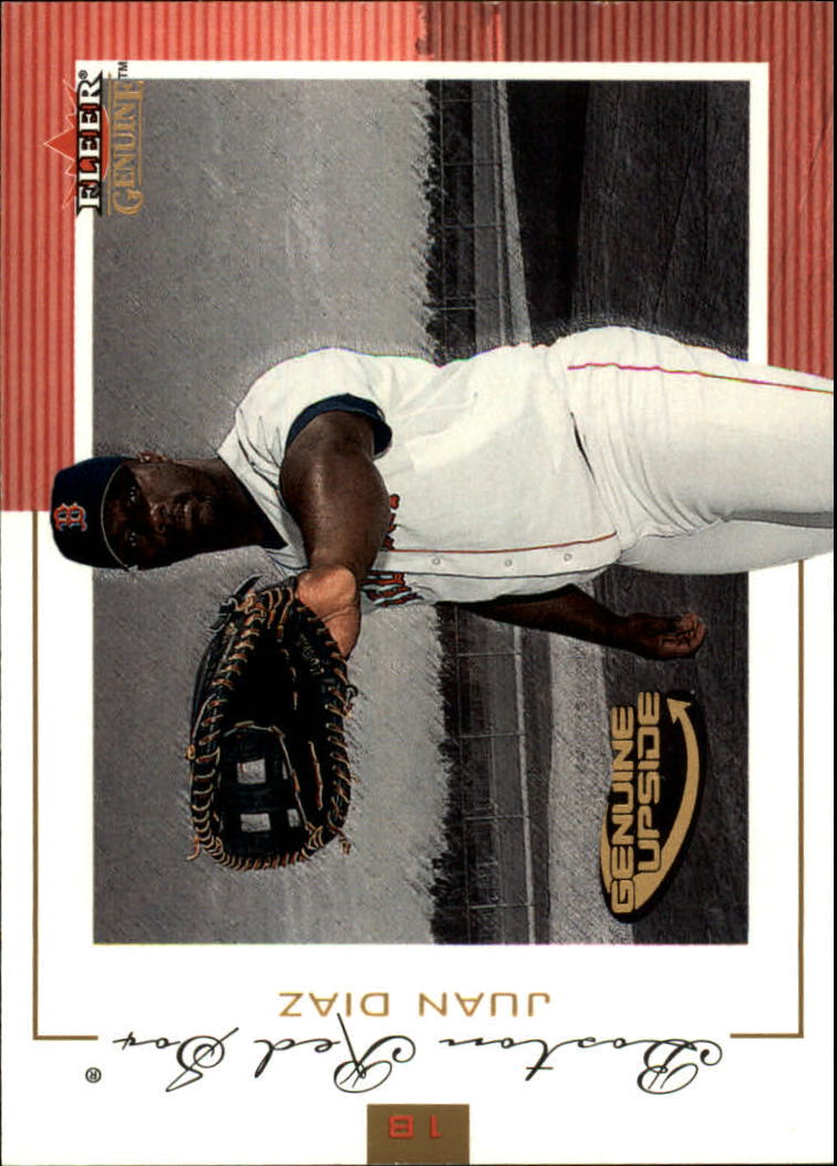 2001 Fleer Genuine Baseball "Main Set" Cards #1 to #128 Rookies and Veterans - Picture 200 of 205