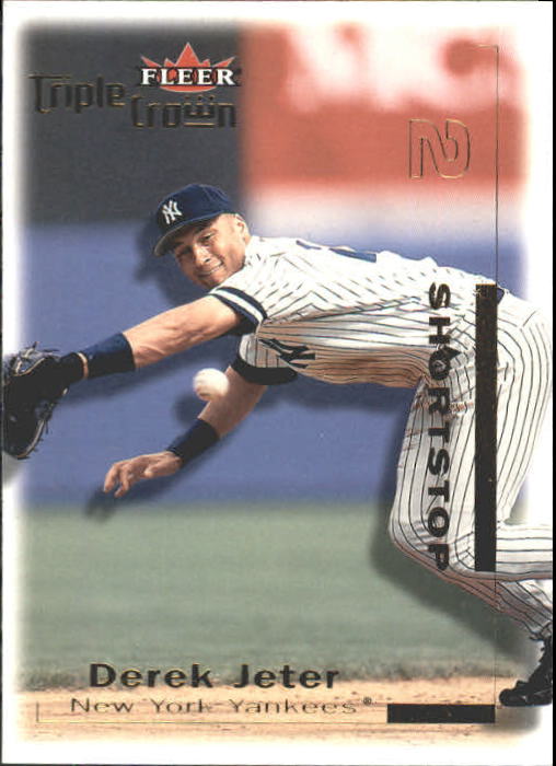 2001 Fleer Triple Crown #1 Derek Jeter