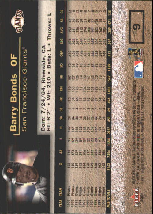 2001 Fleer Triple Crown Baseball "Main Set" Cards #1 to #150 - Picture 19 of 301