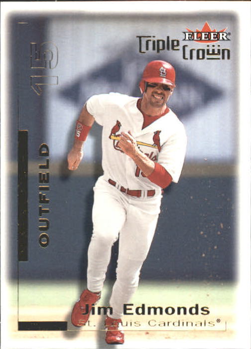 Fleer Jim Edmonds Baseball Trading Cards