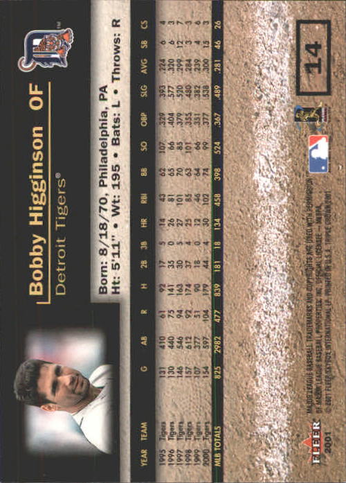 2001 Fleer Triple Crown Baseball "Main Set" Cards #1 to #150 - Picture 29 of 301