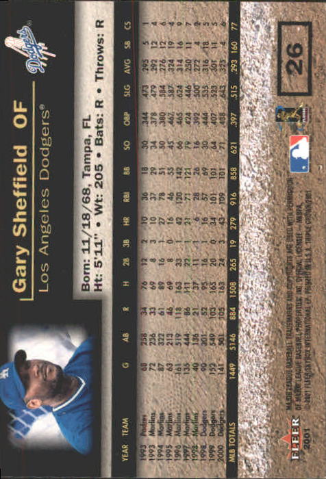 2001 Fleer Triple Crown Baseball "Main Set" Cards #1 to #150 - Picture 53 of 301