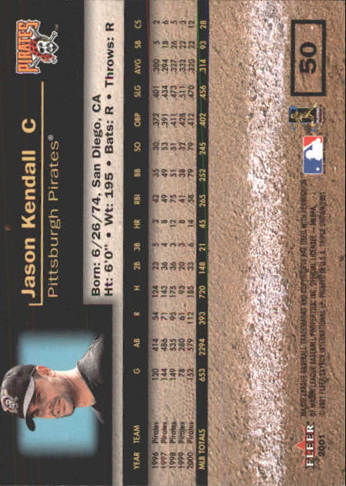 2001 Fleer Triple Crown Baseball "Main Set" Cards #1 to #150 - Picture 101 of 301