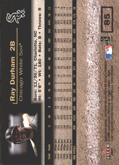 2001 Fleer Triple Crown Baseball "Main Set" Cards #1 to #150 - Picture 171 of 301