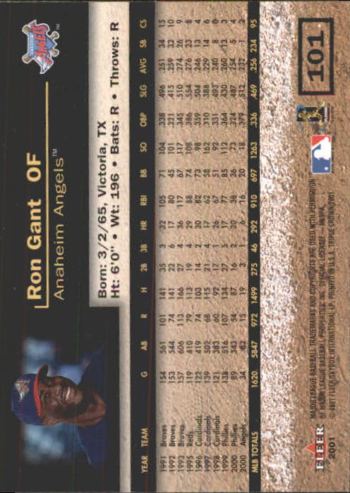 2001 Fleer Triple Crown Baseball "Main Set" Cards #1 to #150 - Picture 203 of 301