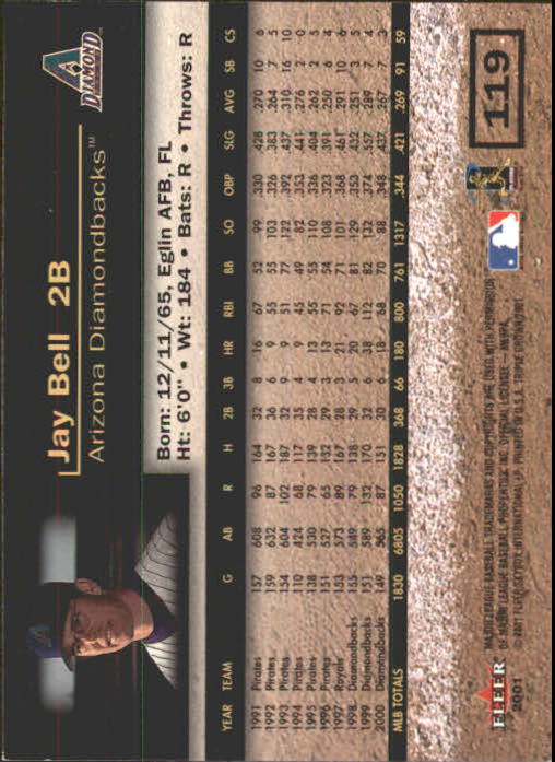 2001 Fleer Triple Crown Baseball "Main Set" Cards #1 to #150 - Picture 239 of 301