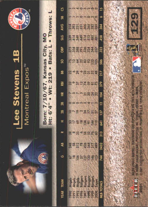 2001 Fleer Triple Crown Baseball "Main Set" Cards #1 to #150 - Picture 259 of 301