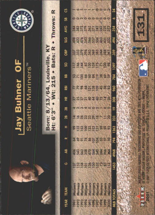 2001 Fleer Triple Crown Baseball "Main Set" Cards #1 to #150 - Picture 263 of 301