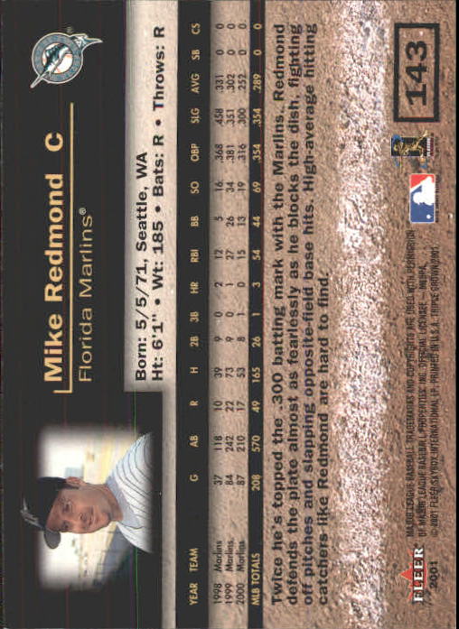 2001 Fleer Triple Crown Baseball "Main Set" Cards #1 to #150 - Picture 287 of 301