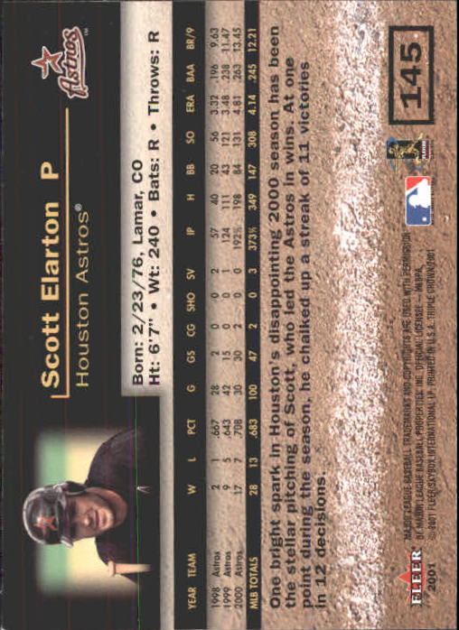 2001 Fleer Triple Crown Baseball "Main Set" Cards #1 to #150 - Picture 291 of 301
