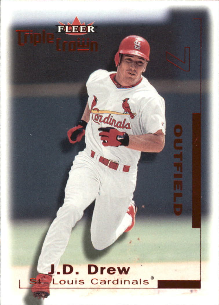 2001 Fleer Triple Crown Red #90 J.D. Drew/295