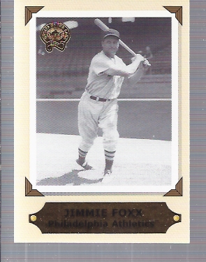 2001 Greats of the Game Retrospection #3 Jimmie Foxx